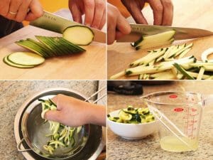 پیتزا با کدو سبز