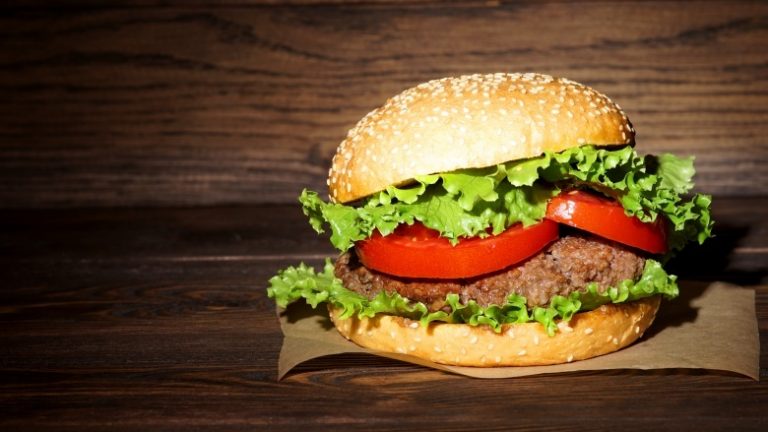 پختن همبرگر