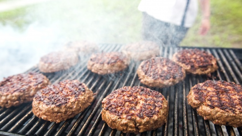 پختن همبرگر