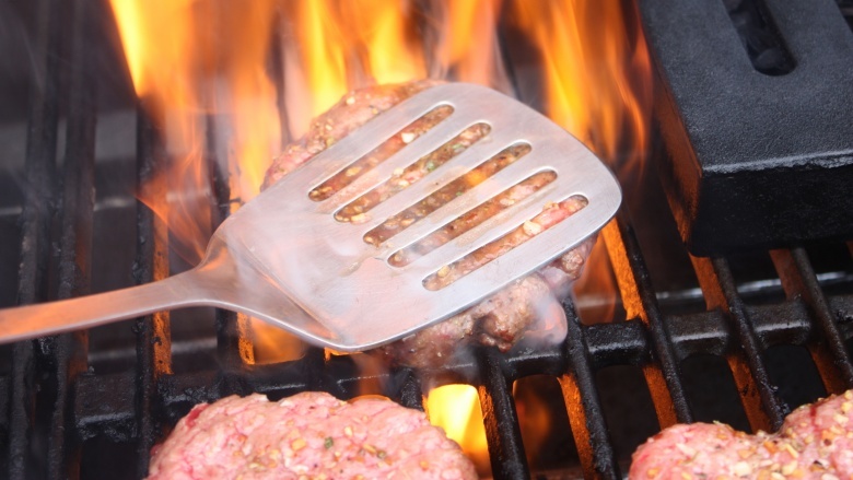 پختن همبرگر