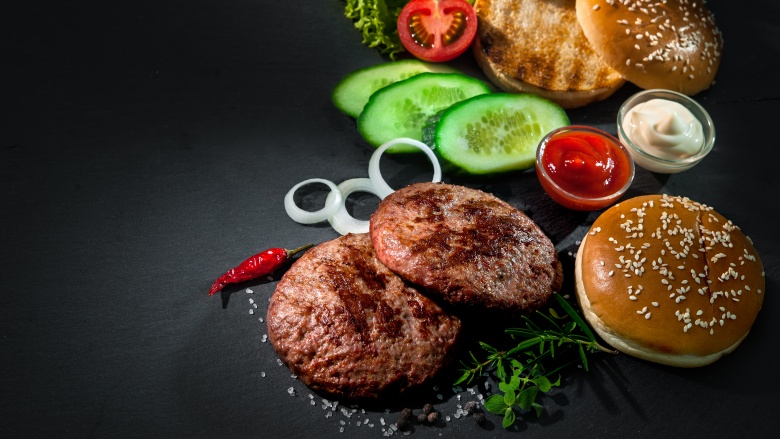 پختن همبرگر