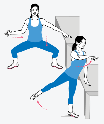 اسکوات به همراه توییست