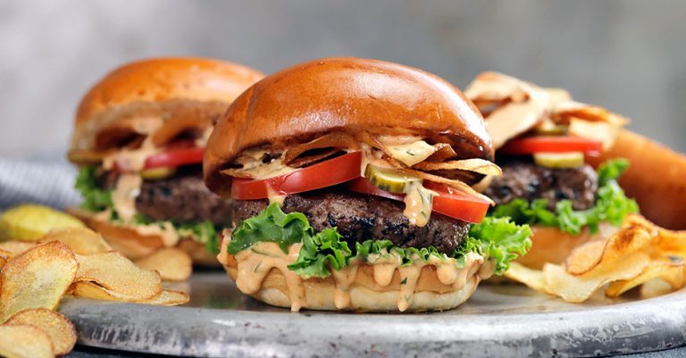 همبرگر با سویا