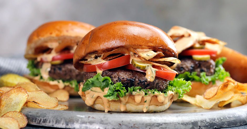 همبرگر با سویا