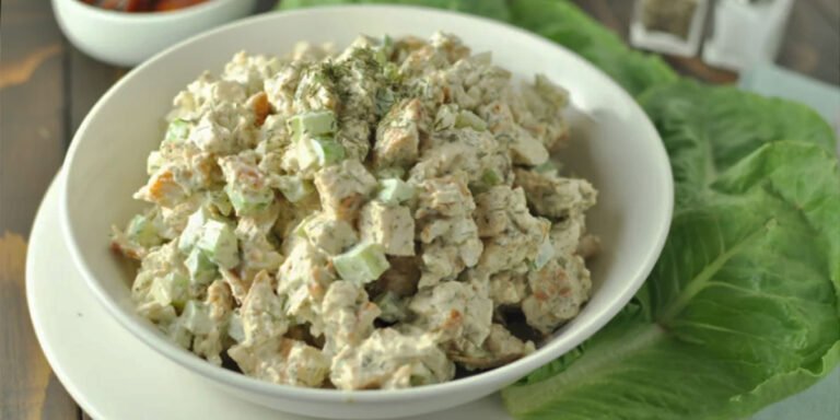 سالاد مرغ چربی سوز