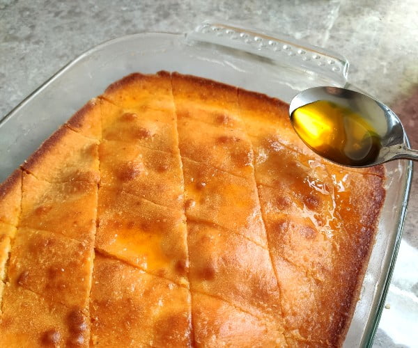 شربت کیک باقلوا