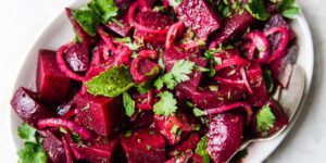 طرز تهیه سالاد مراکشی با لبو