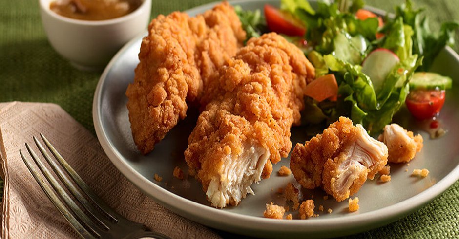 طرز تهیه فیله مرغ استریپس