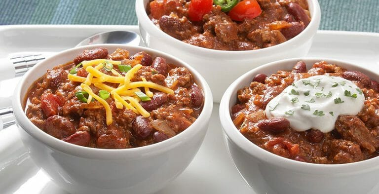 خوراک لوبیا با گوشت