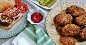 کتلت مرغ زعفرانی