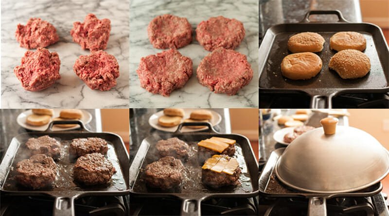 همبرگر خانگی