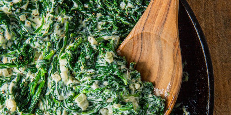 بورانی اسفناج خامه ای