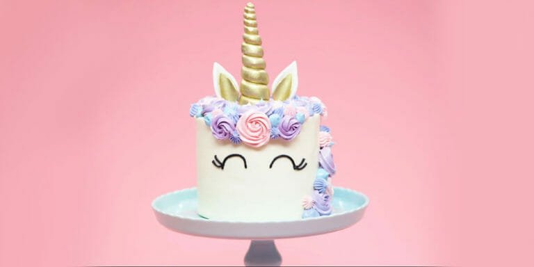 کیک تولد تک شاخ