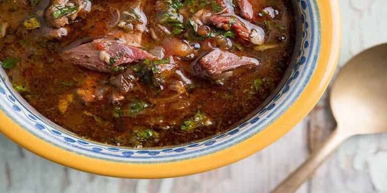 خوراک زبان گوساله