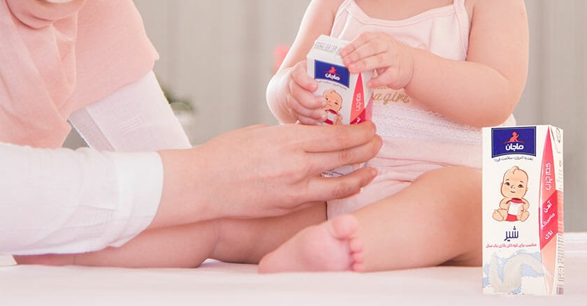 مصرف شیر گاو برای کودک