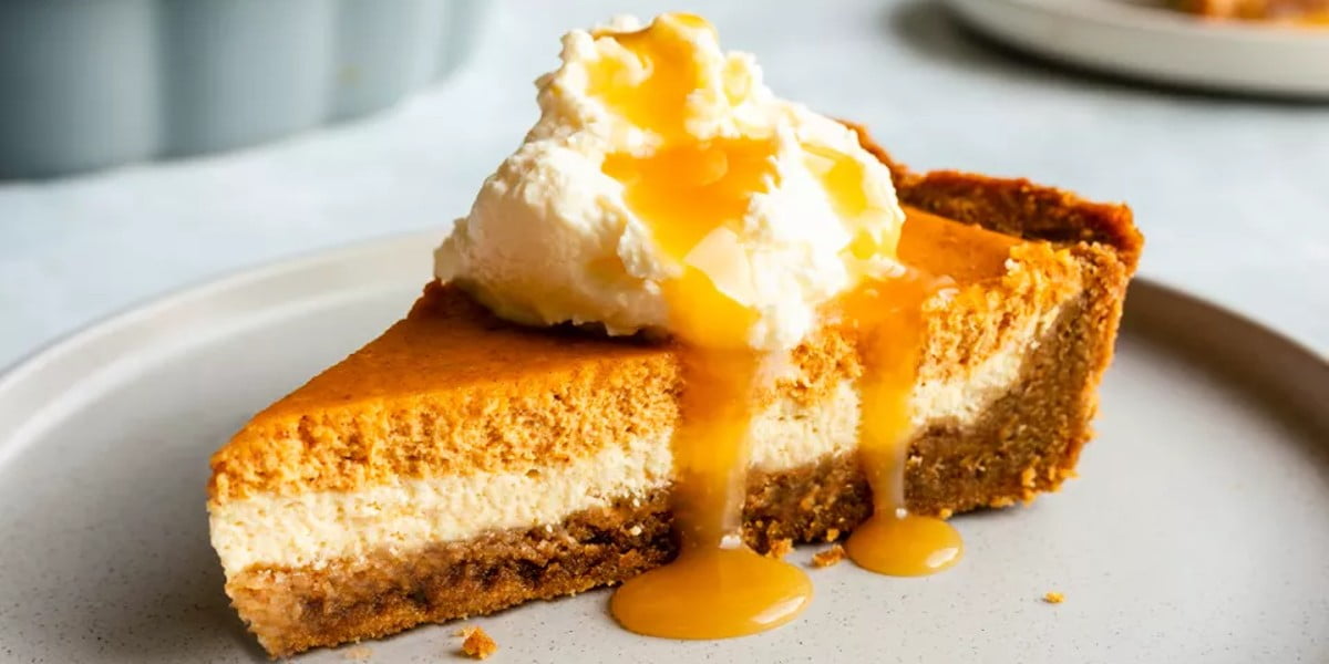 چیز کیک کدو حلوایی