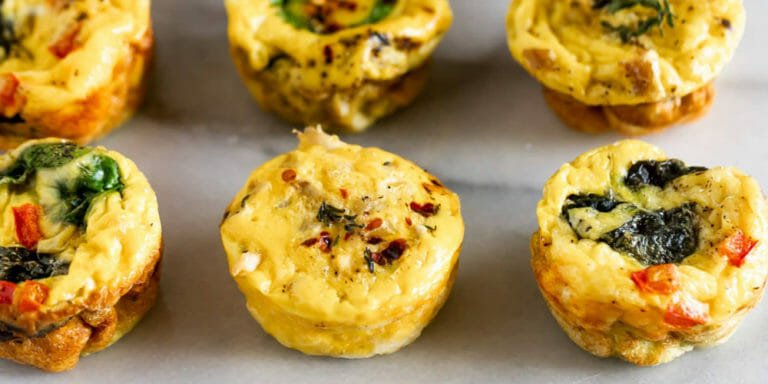 طرز تهیه مافین تخم مرغ و سبزیجات