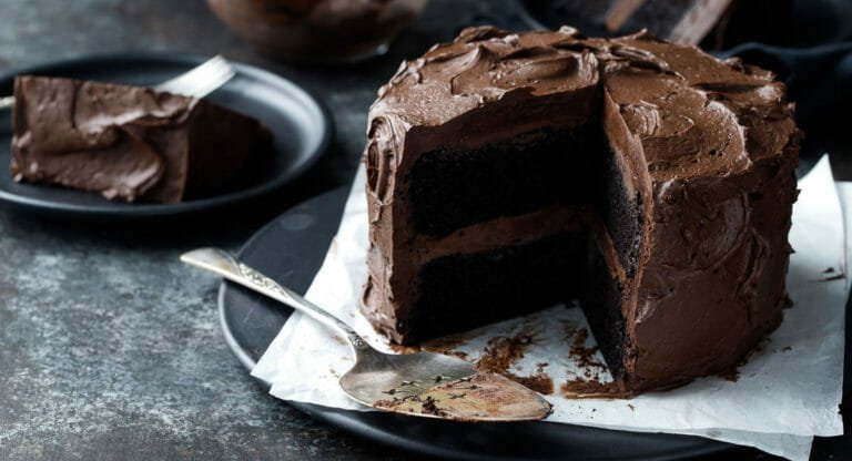 کیک دبل چاکلت