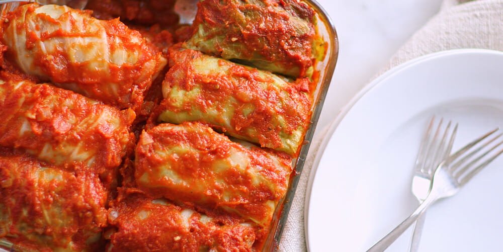 طرز تهیه کلم شکم پر