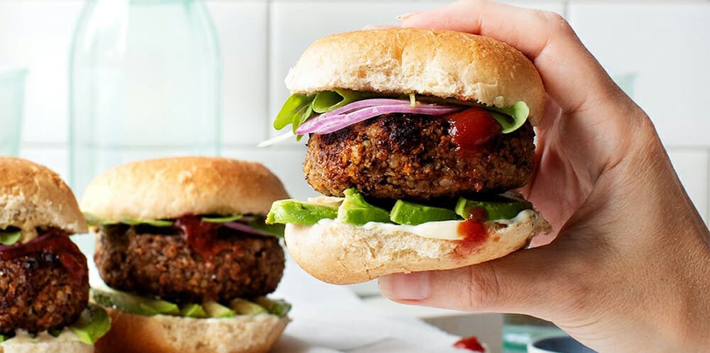 طرز تهیه برگر گیاهی