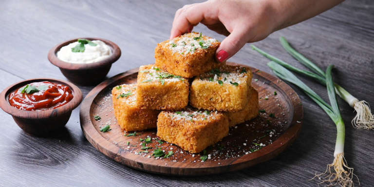 لقمه سوخاری پنیری