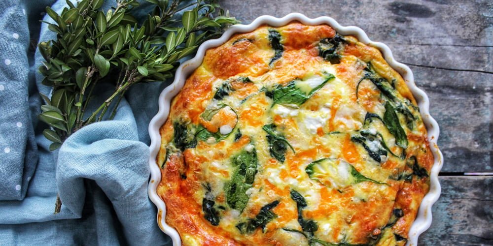 طرز تهیه کوکو اسفناج