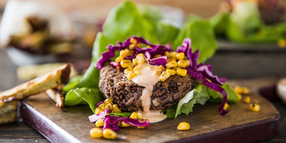 طرز تهیه برگر گیاهی هالوپینو