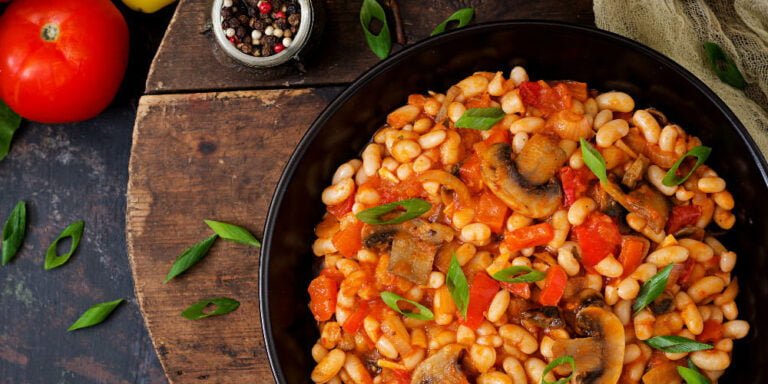 طرز تهیه خوراک لوبیا سفید