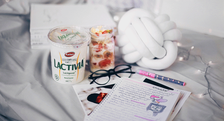 دسر با ماست لاکتیویا