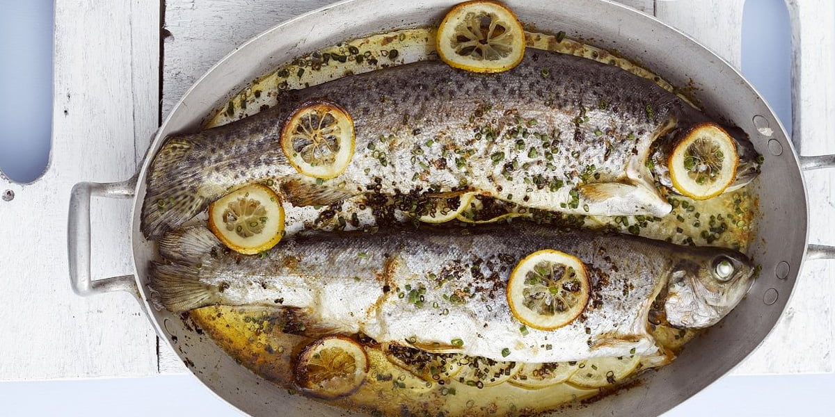 طرز تهیه قزل آلا با سس خامه