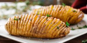 طرز تهیه سیب زمینی کبابی در فر