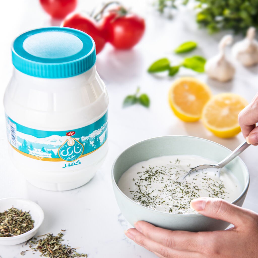 ماست و نوشیدنی کفیر ناری 