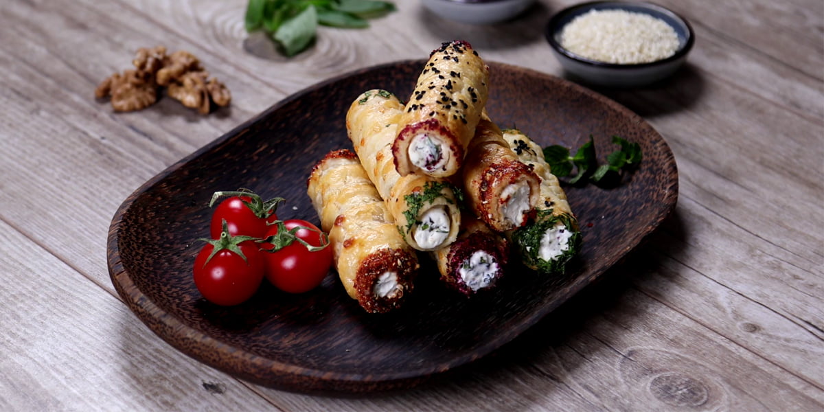 طرز تهیه فینگرفود با خمیر یوفکا یا هزارلا