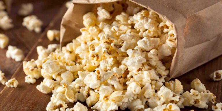 تهیه پاپکورن در مایکروفر
