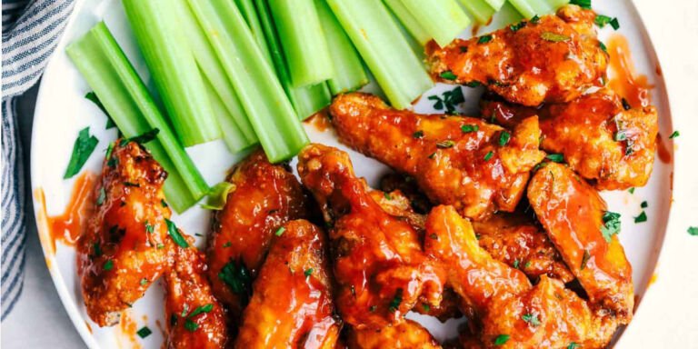 طرز تهیه بال مرغ عسلی