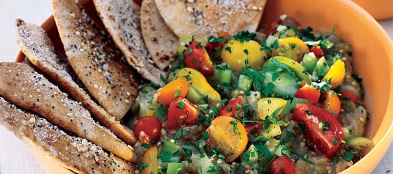 طرز تهیه سالاد بادمجان