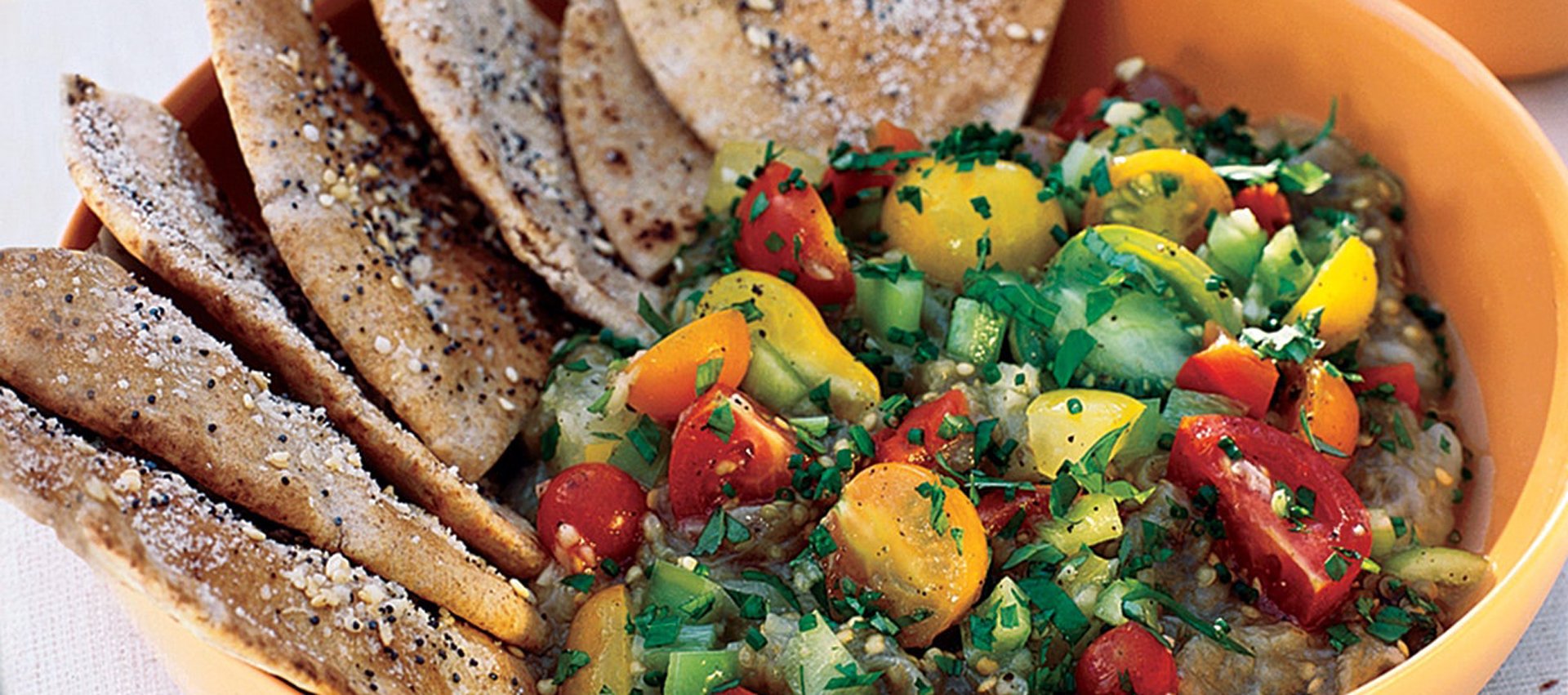 طرز تهیه سالاد بادمجان