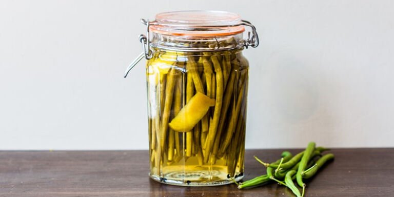 طرز تهیه ترشی لوبیا سبز