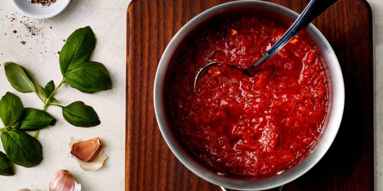 طرز تهیه سس مارینارا