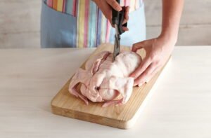 پاک کردن مرغ