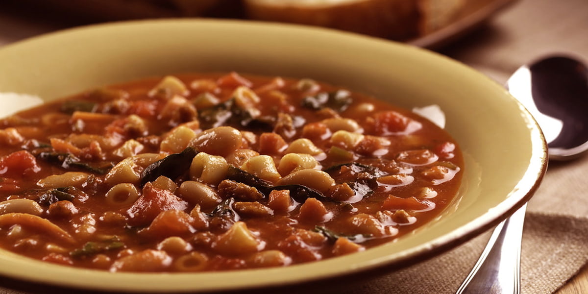 سوپ لوبیا ایتالیایی