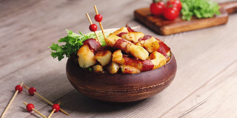 طرز تهیه رول هالومی و بیکن