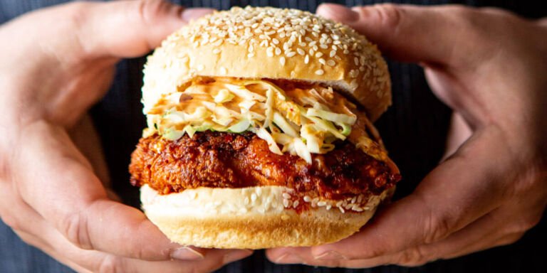 طرز تهیه ساندویچ مرغ سوخاری