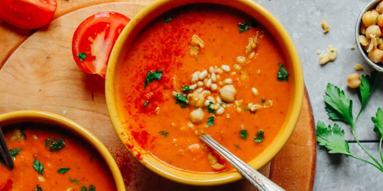 طرز تهیه سوپ فلفل