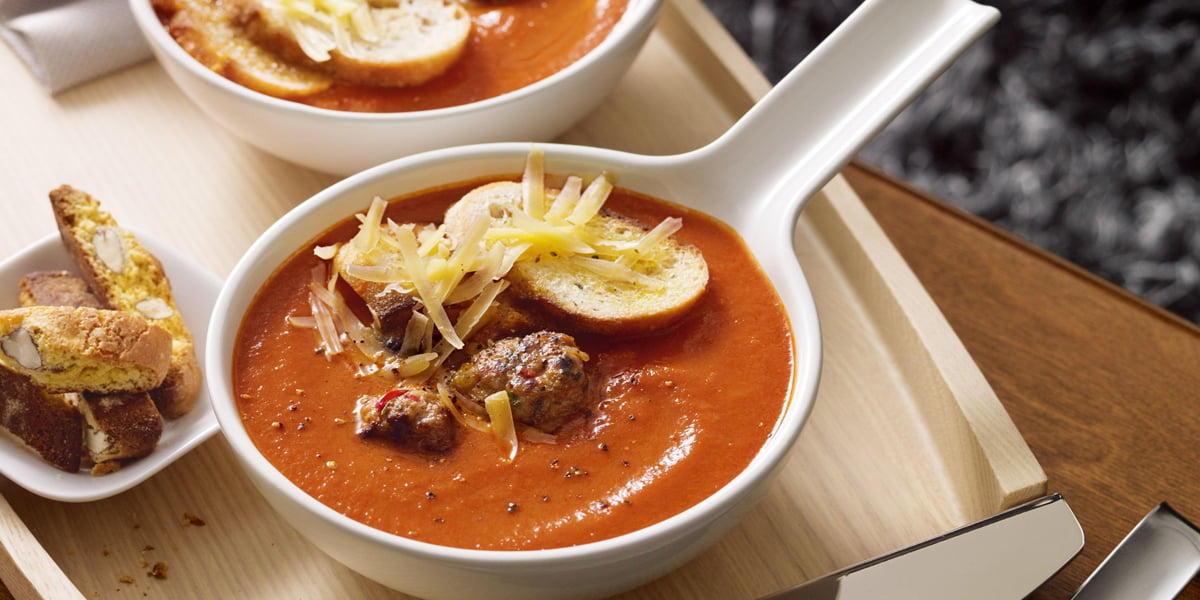 سوپ کینوا با کوفته قلقلی