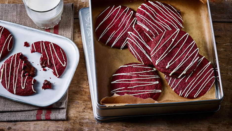 طرز تهیه کوکی ردولوت خانگی