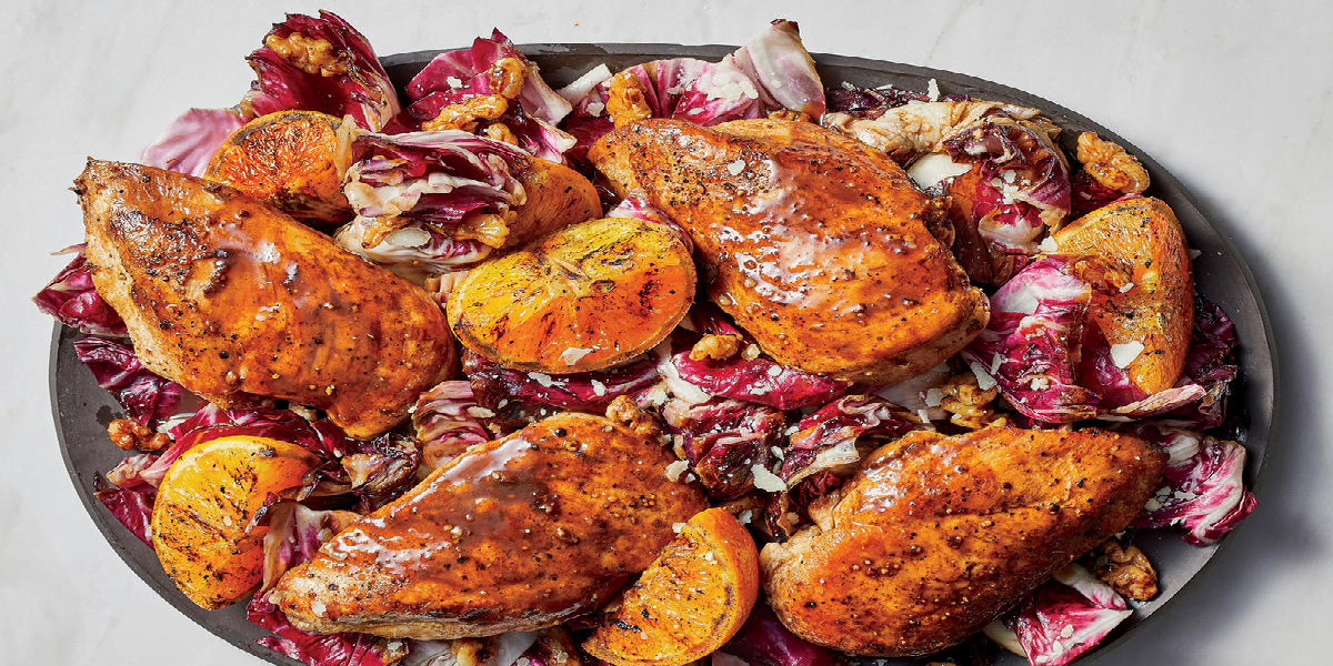 خوراک مرغ بالزامیک گریل