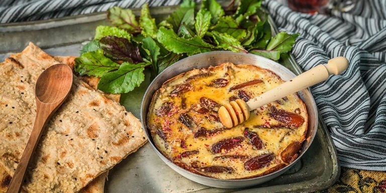 طرز تهیه املت خرما