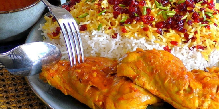 طرز تهیه پلو مرغ