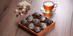 توپک شکلات کره ای